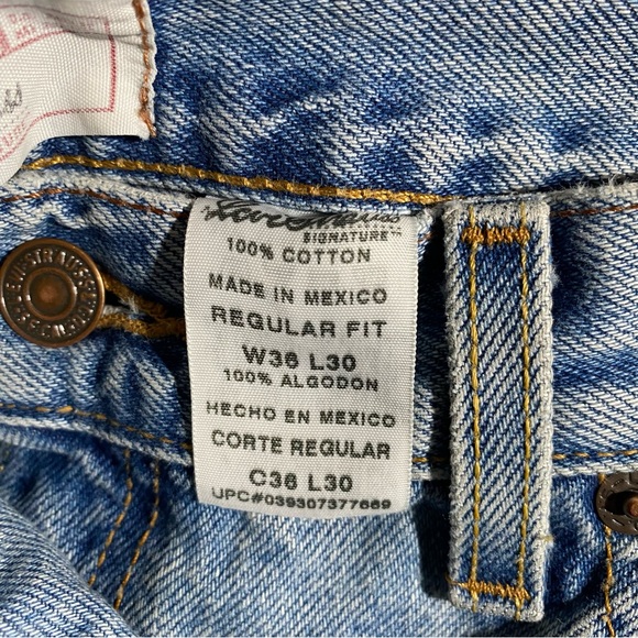 Mens Levis Strauss Regular Fit 36 X 30 - Picture 10 of 13